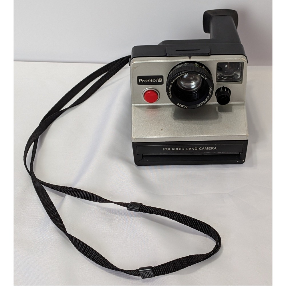 Polaroid Pronto! B Land Camera Unisex OS Silver Good Vintage SX-70 Untested
